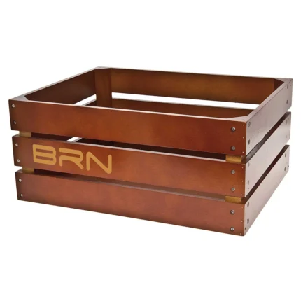 cesto BRN Versilia in legno marrone è un accessorio indispensabile per ogni ciclista.