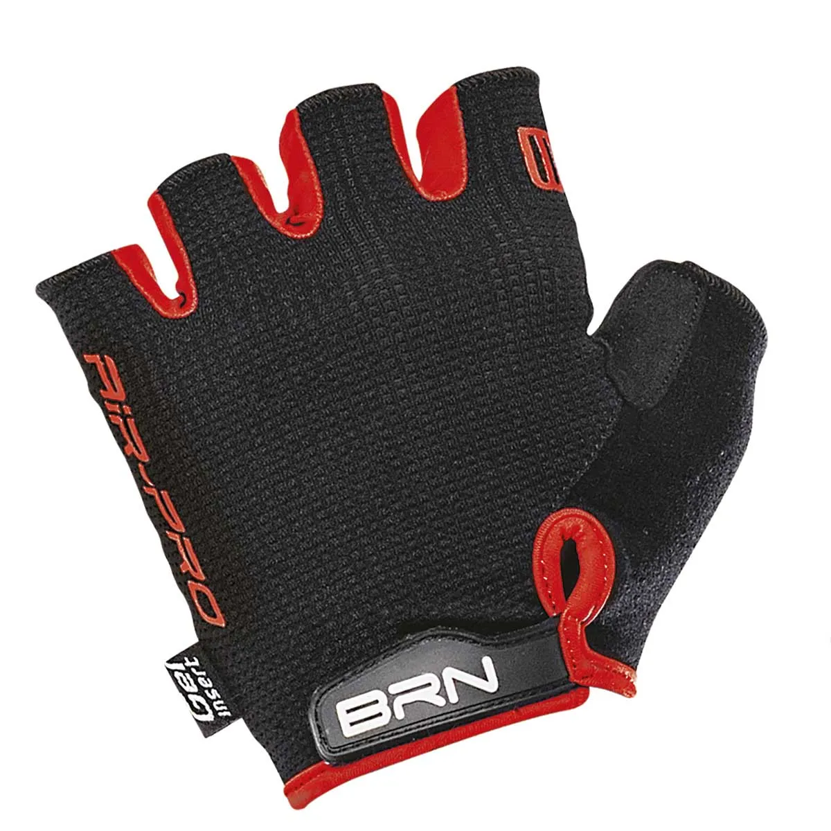 GU72RS_guanti-brn-air-pro-d-grip-nero-rosso_0_Z Guanti BRN Air Pro presentano un palmo in tessuto tecnico per offrire massima resistenza all’abrasione